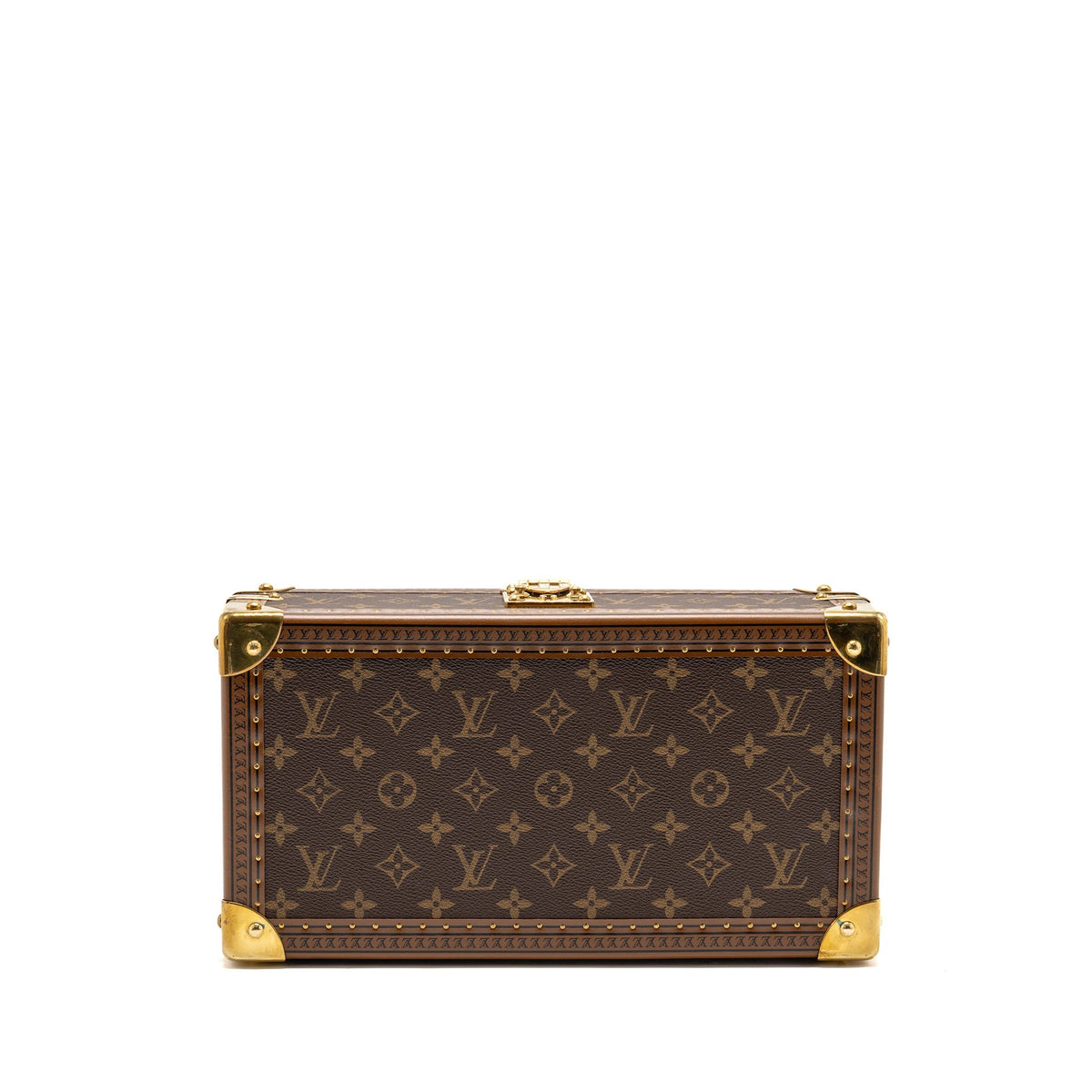 Louis Vuitton coffret 8 montres watch case monogram canvas GHW