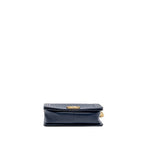 CHANEL MEDIUM BOY BAG LAMBSKIN BLUE GHW