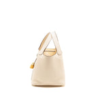 Hermes Picotin 18 Lock Bag Clemence Nata GHW