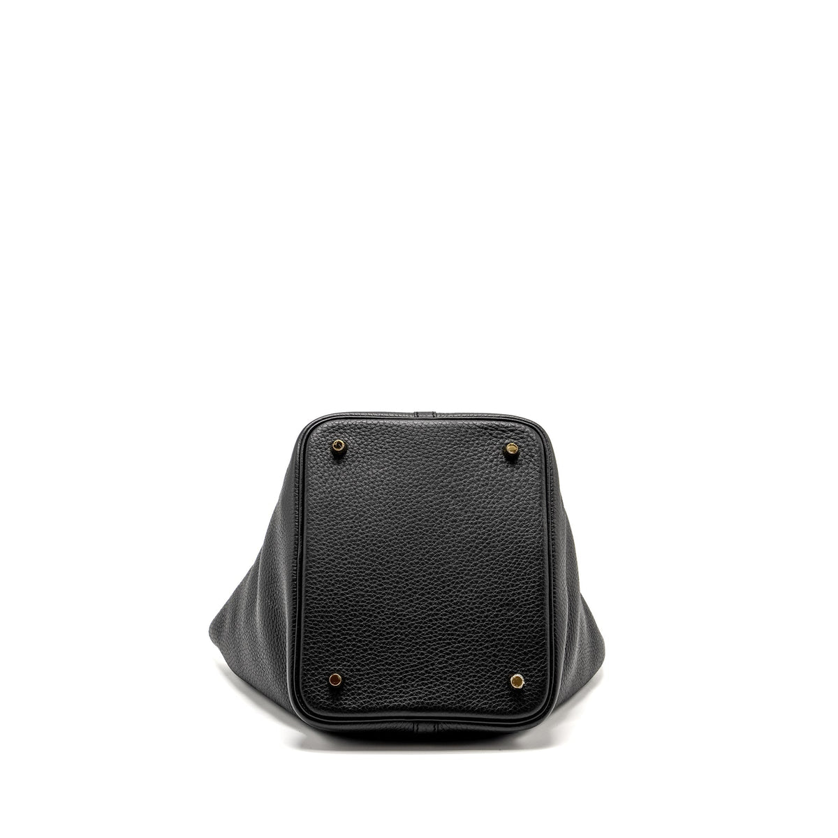 HERMES PICOTIN 22 LOCK BAG CLEMENCE BLACK GHW
