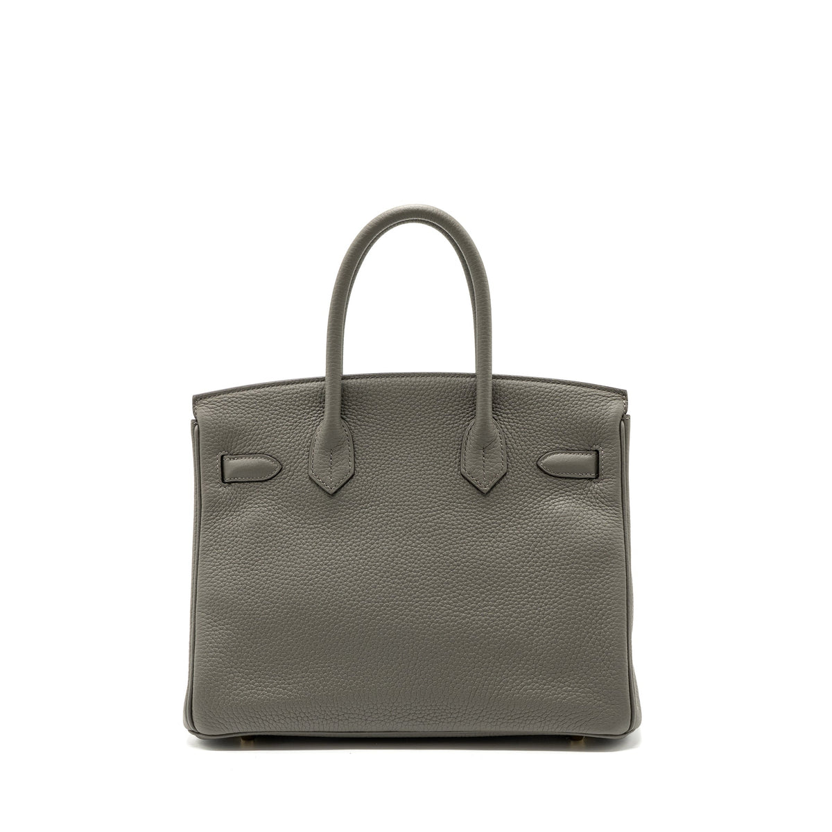 Hermes Birkin 30 Clemence Gris Meyer GHW