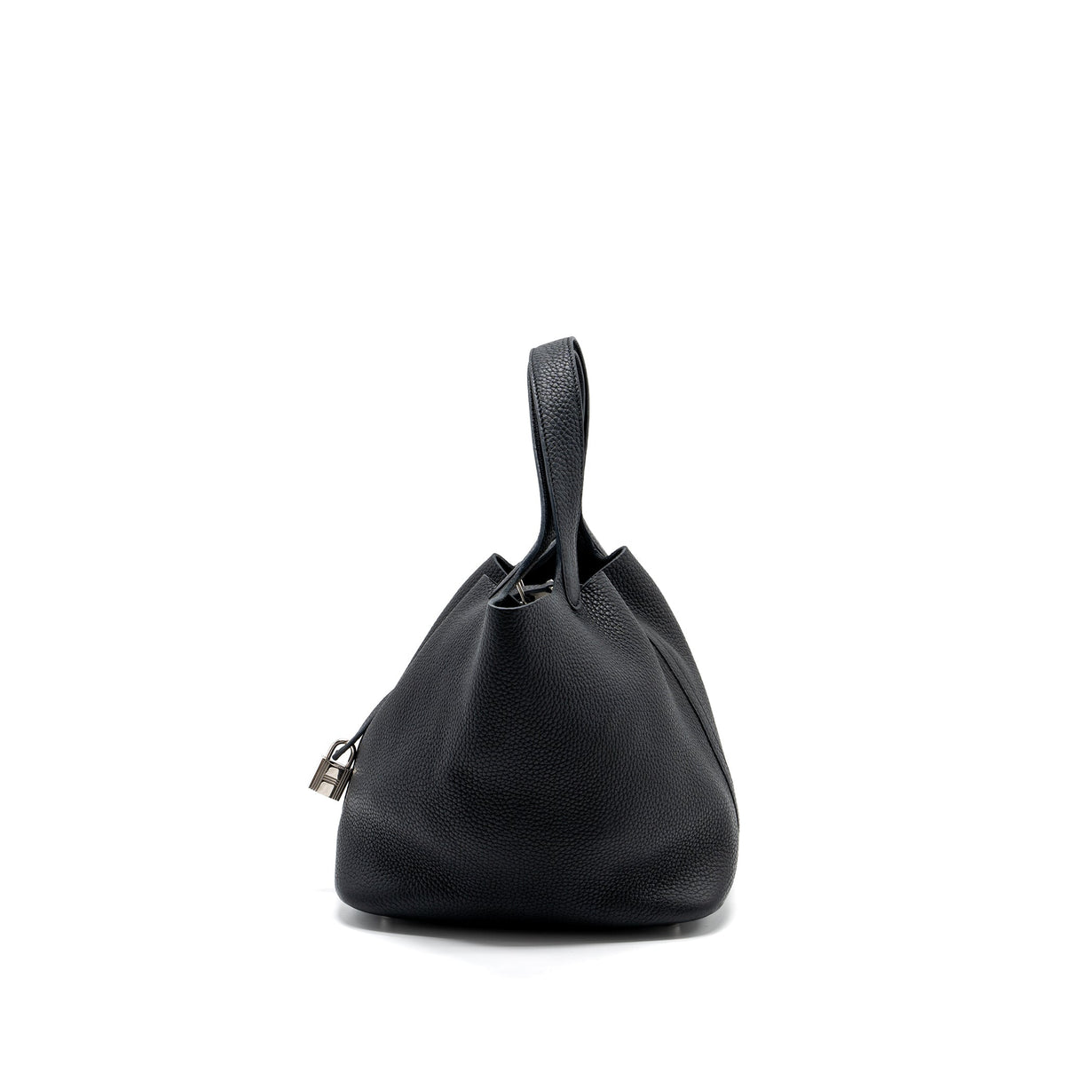 HERMES PICOTIN 22 BAG CLEMENCE BLACK SHW