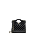 CHANEL 23A MINI 31 BAG CALFSKIN BLACK LGHW (MICROCHIP)