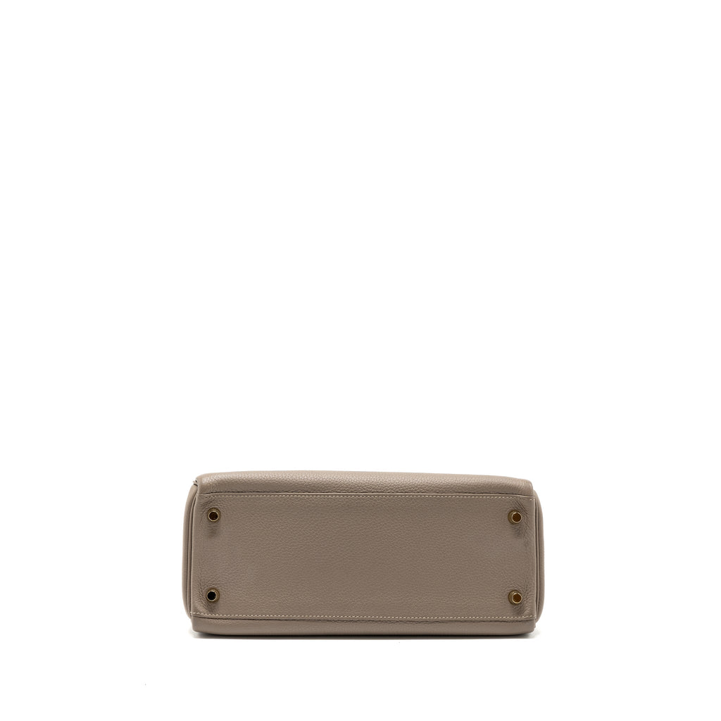 Hermes Kelly 28 togo gris asphalt GHW