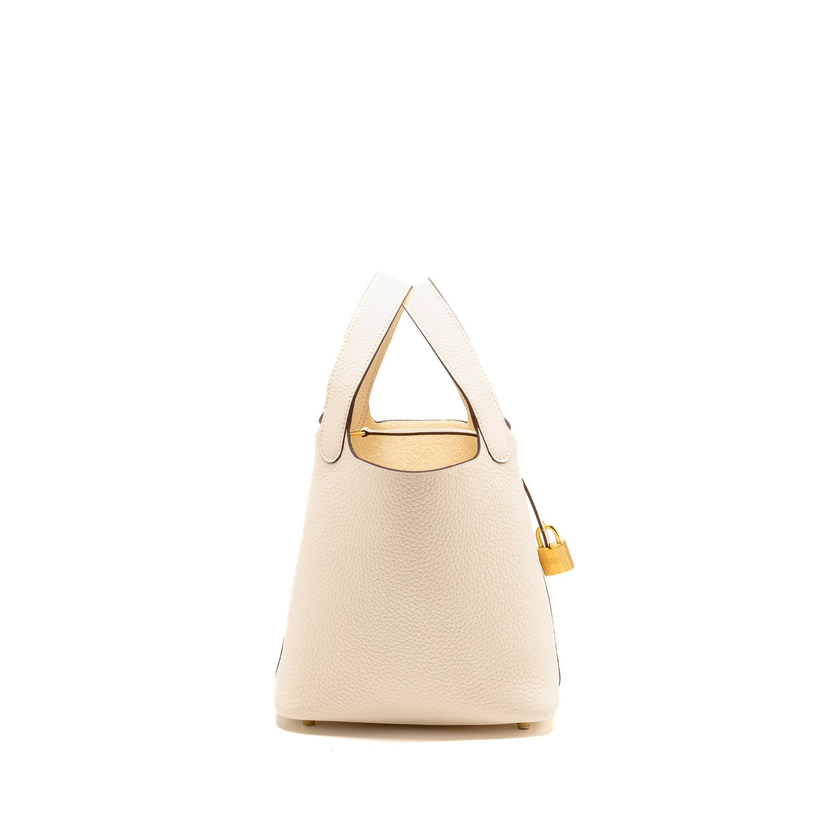 Hermes Picotin 18 Lock Bag Clemence Nata GHW