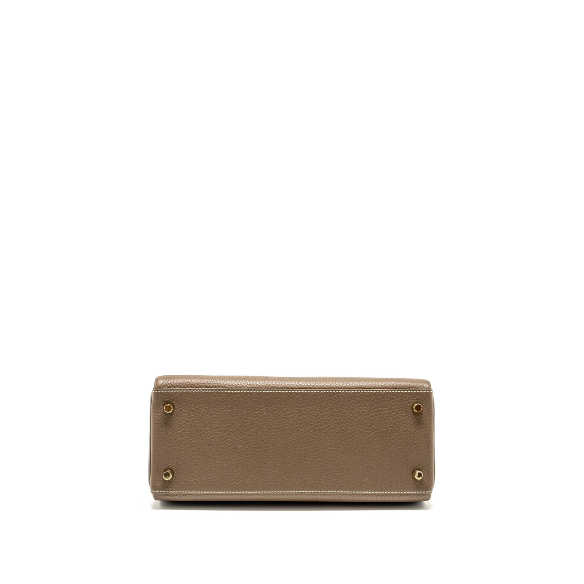 Hermes Kelly 28 Clemence Etoupe GHW