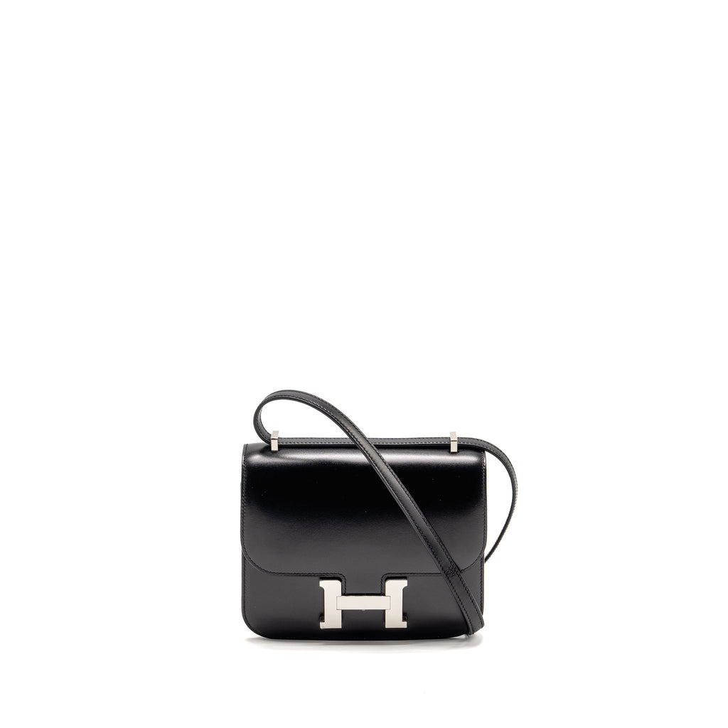 HERMES MINI CONSTANCE BOX BLACK SHW