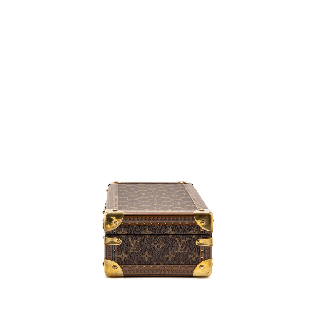 Louis Vuitton coffret 8 montres watch case monogram canvas GHW