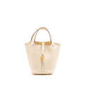Hermes Picotin 18 Lock Bag Clemence Nata GHW