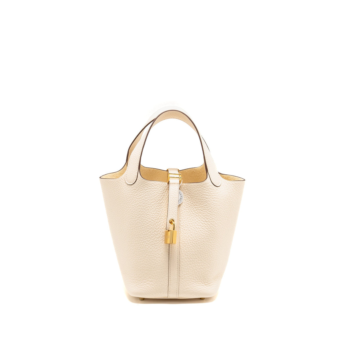 Hermes Picotin 18 Lock Bag Clemence Nata GHW