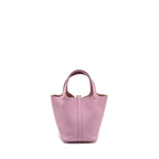 Hermes picotin 18 Lock Bag Clemence X9 Mauve Sylvestre SHW