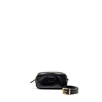 Miu Miu Size 75 mini belt bag soft calfskin black GHW