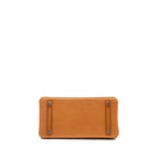Hermes birkin 30 touch ostrich / alligator mississippiensis shiny cognac / miel SHW
