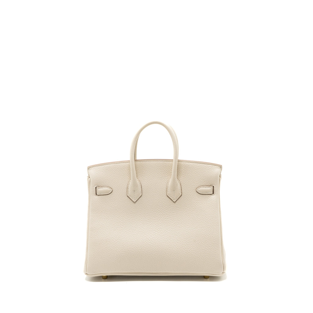 Hermes Birkin 25 Togo Craie GHW
