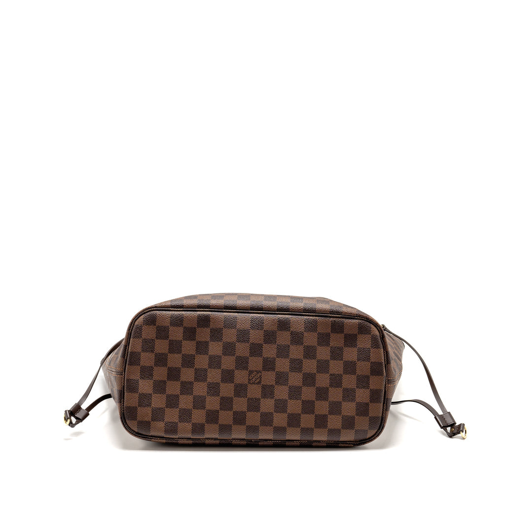LOUIS VUITTON NEVERFULL MM DAMIER EBENE CANVAS GHW
