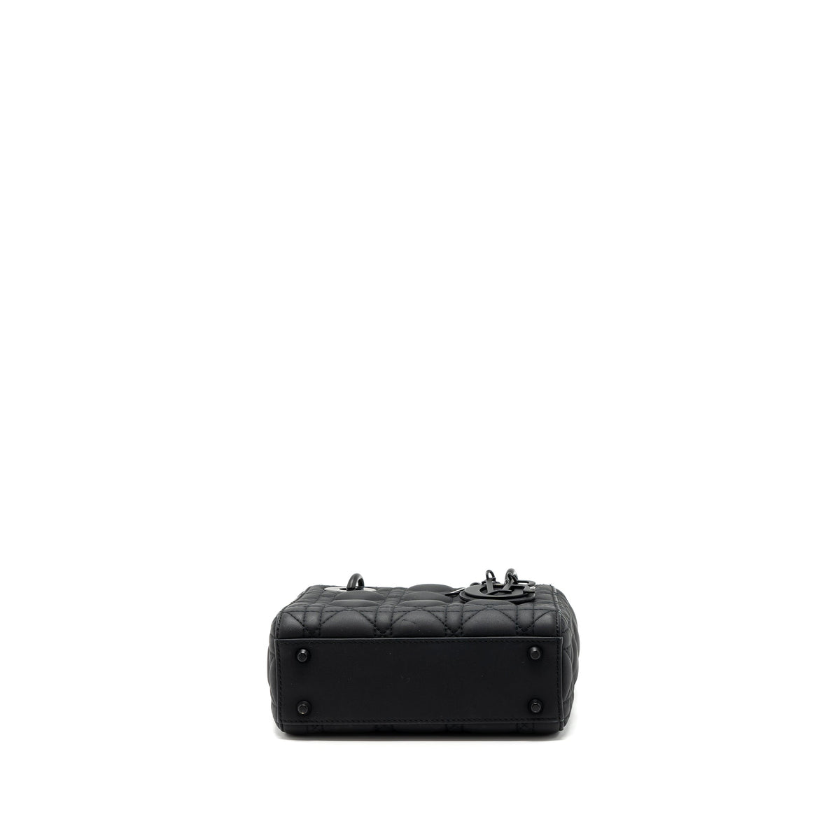 DIOR MINI LADY DIOR CALFSKIN SO BLACK