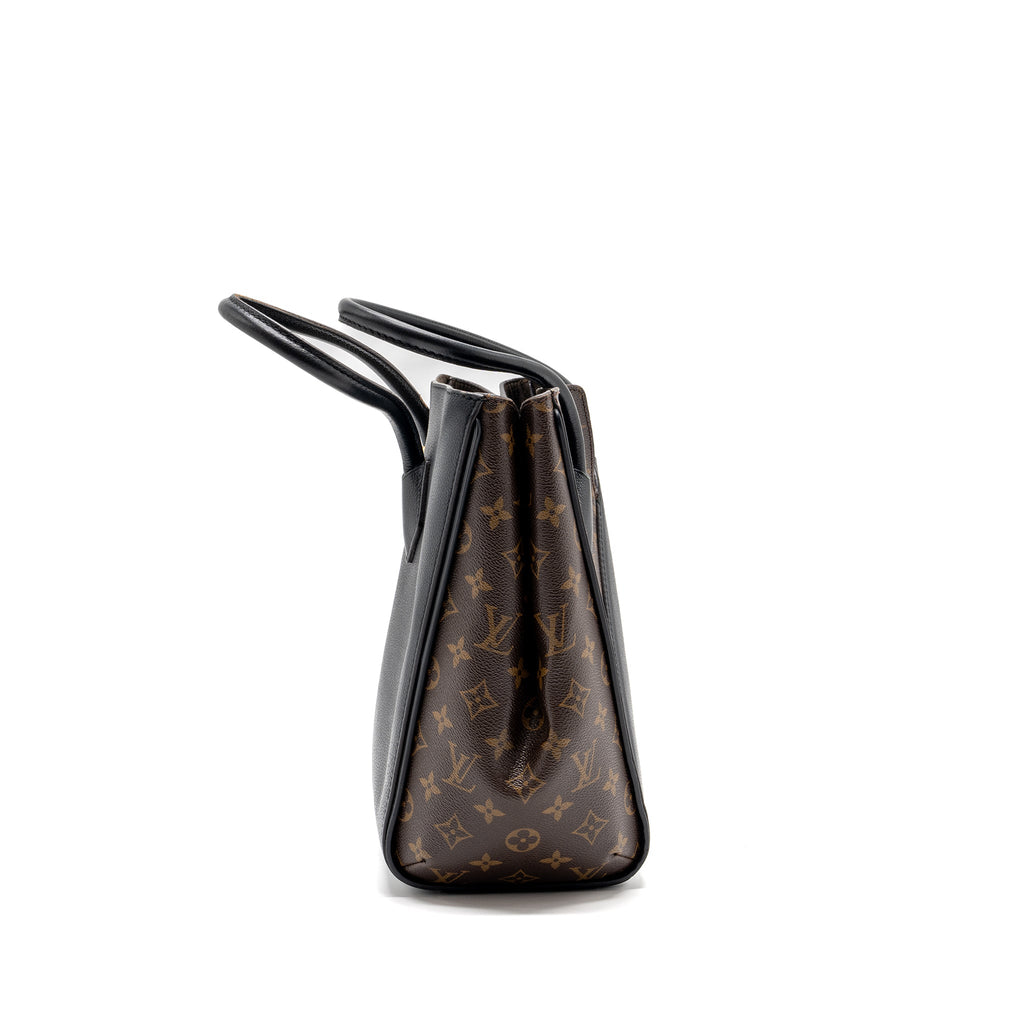 LOUIS VUITTON KIMONO TOTE BAG LEATHER / MONOGRAM CANVAS GHW