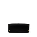 HERMES KELLY 28 BOX CALFSKIN BLACK GHW