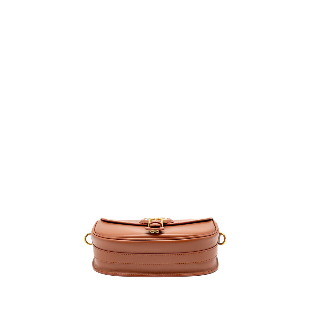 DIOR MEDIUM DIOR BOBBY BAG CALFSKIN DARK TAN GHW