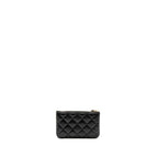 CHANEL 21S MINI POUCH LIMITED EDITION LAMBSKIN BLACK LGHW