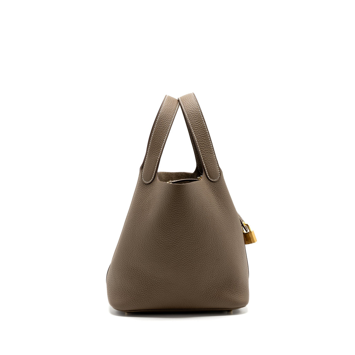 Hermes Picotin 22 Clemence Etoupe GHW