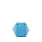 Hermes Picotin 18 Lock Bag Clemence Blue du Nord SHW