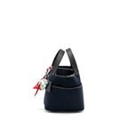 HERMES CARGO PICOTIN 18 LOCK BAG CANVAS/SWIFT BLEU MARINE/BLACK SHW