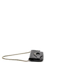 CHANEL 31 WALLET ON CHAIN SHINY CALFSKIN BLACK LGHW (MICROCHIP)