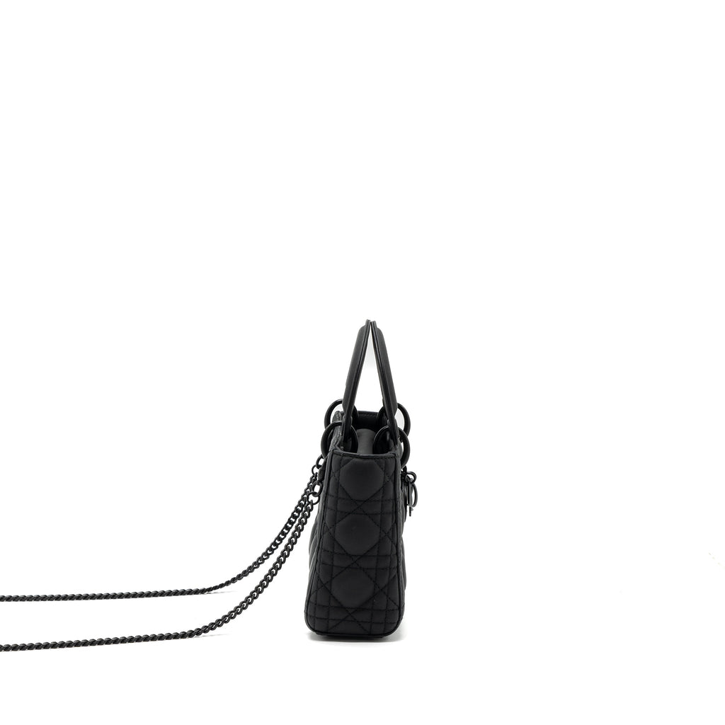 DIOR MINI LADY DIOR CALFSKIN SO BLACK