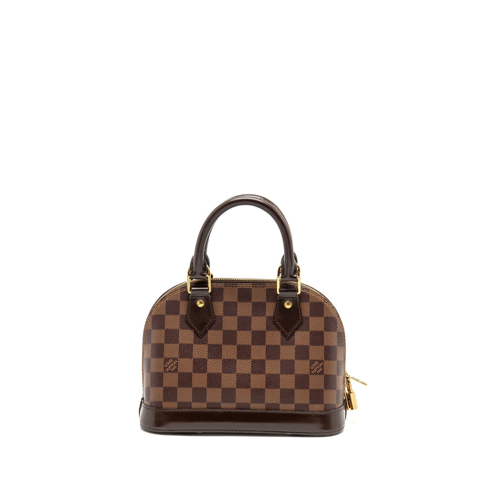 LOUIS VUITTON ALMA BB DAMIER EBENE GHW