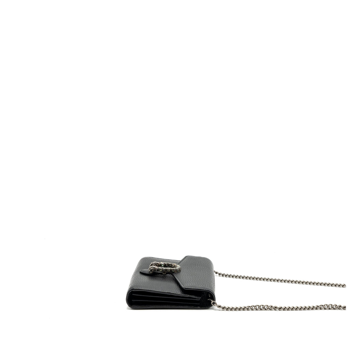 GUCCI DIONYSUS MINI CHAIN BAG CALFSKIN BLACK SHW