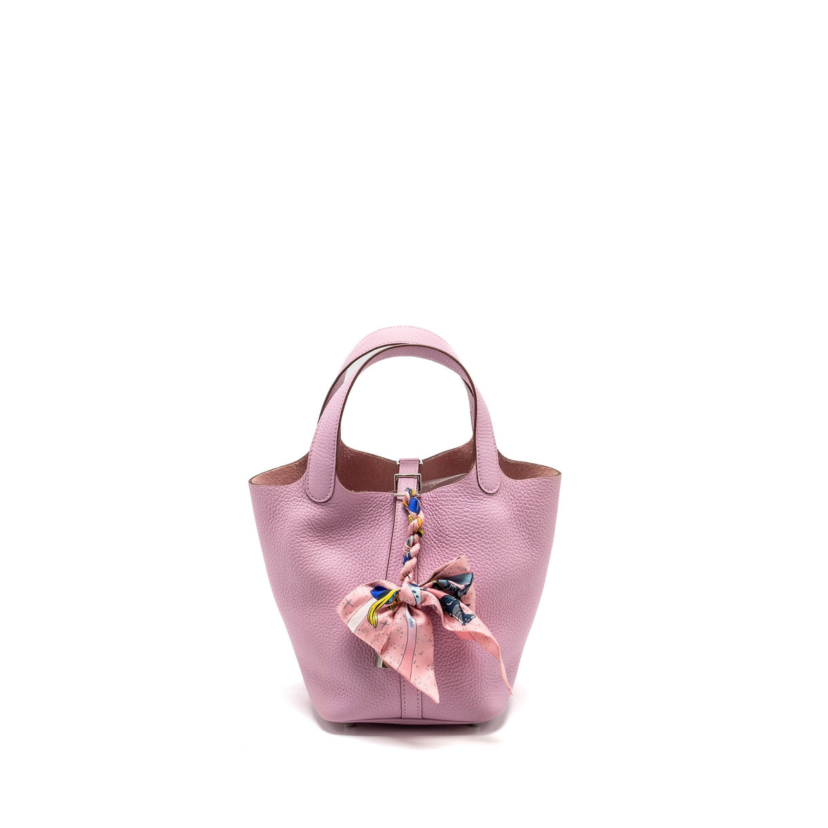 Hermes picotin 18 Lock Bag Clemence X9 Mauve Sylvestre SHW