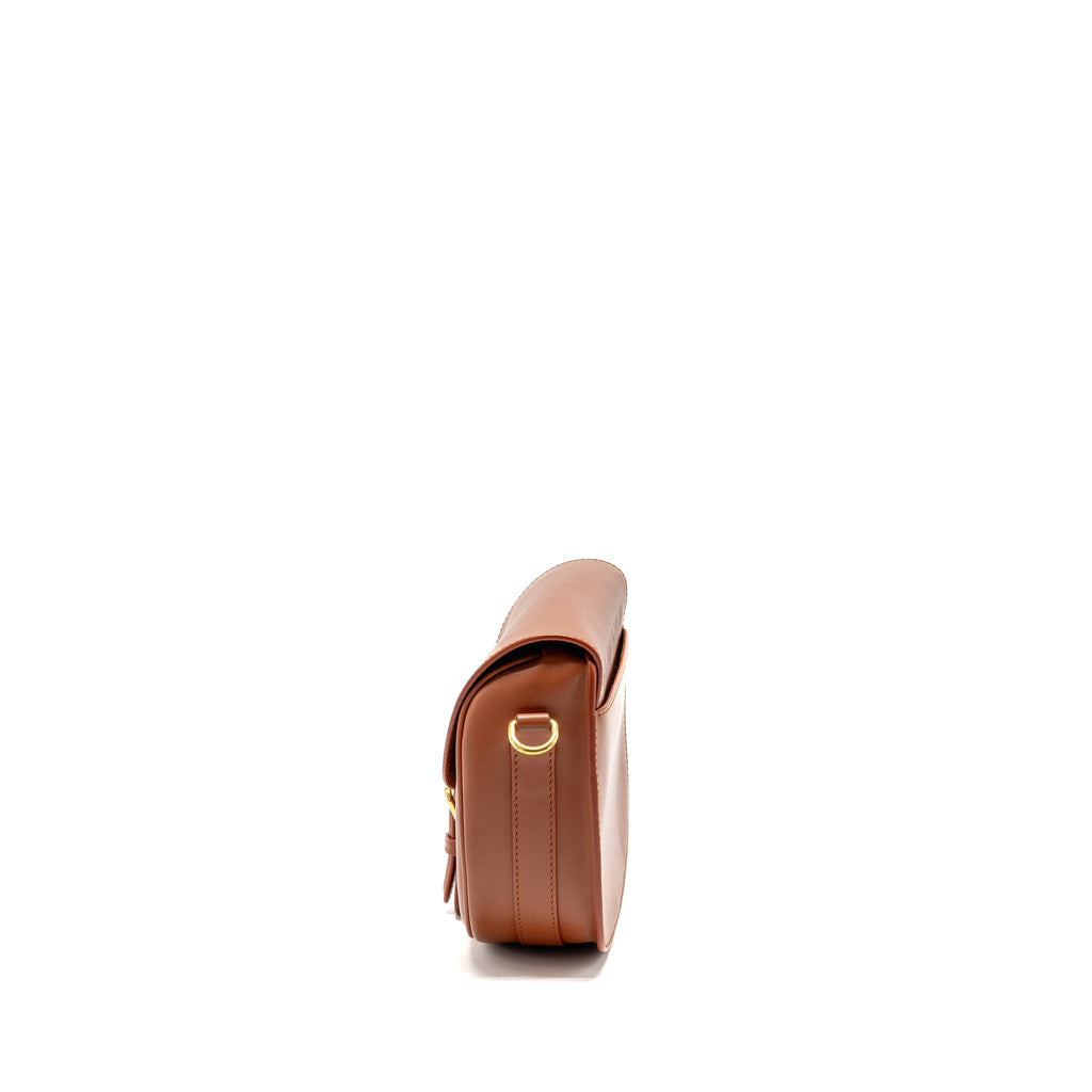 DIOR MEDIUM DIOR BOBBY BAG CALFSKIN DARK TAN GHW