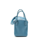 Hermes Lindy 30 Clemence Blue Jeans SHW