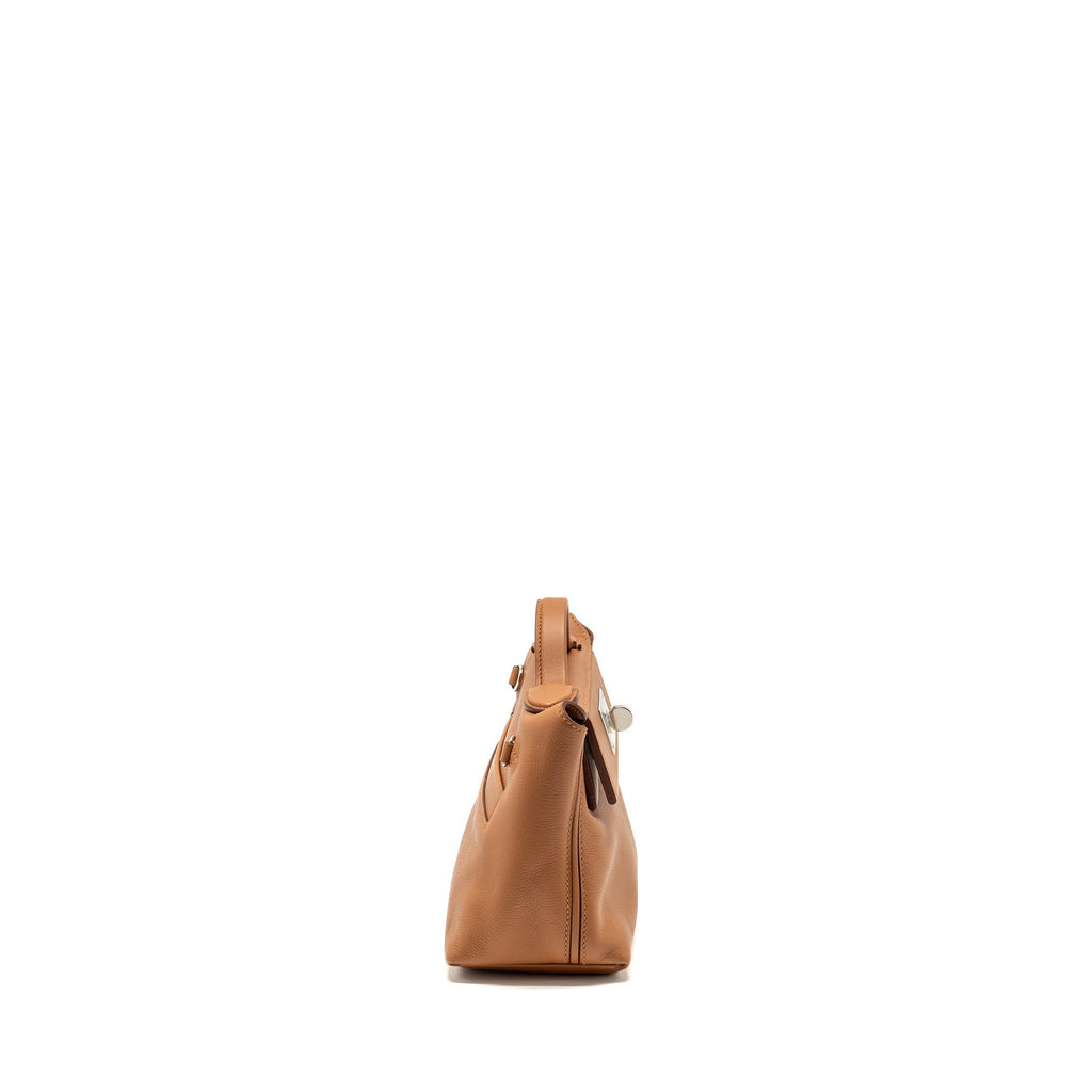 Hermes Mini 24/24 2424-21 Bag Evercolor/Swift Gold SHW