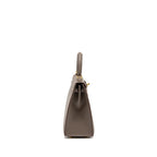 Hermes Kelly 25 Epsom 8F Gris Etain GHW