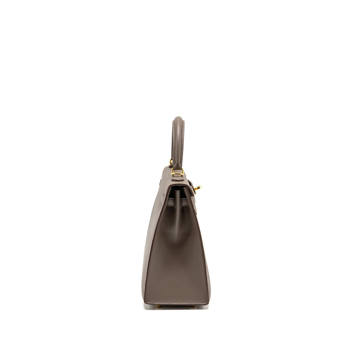Hermes Kelly 25 Epsom 8F Gris Etain GHW