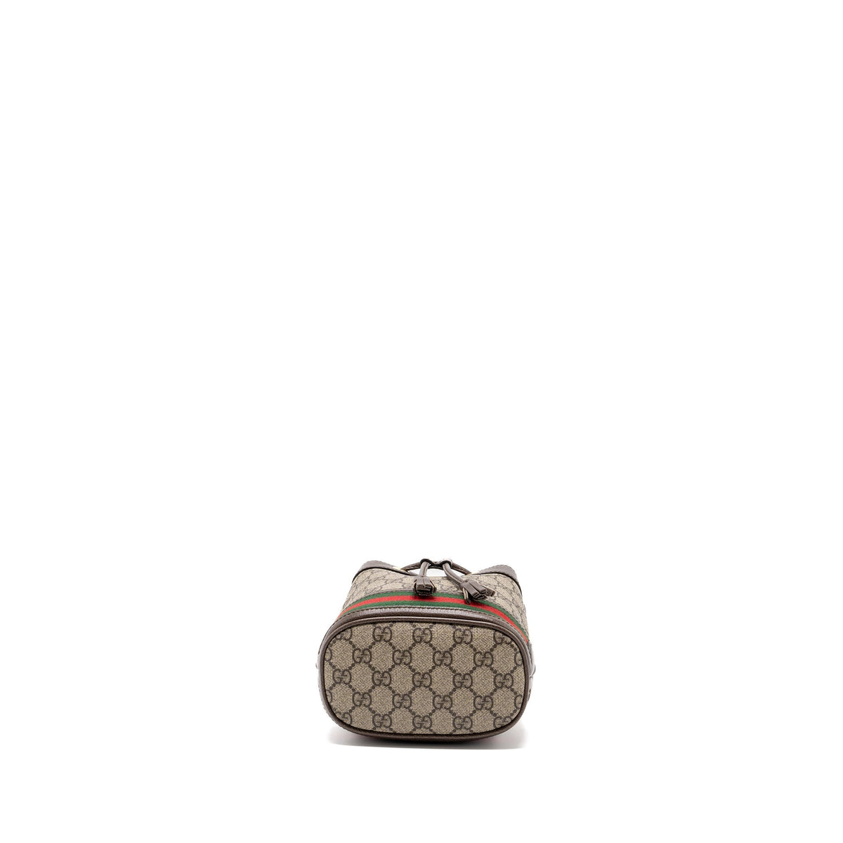 GUCCI OPHIDIA BUCKET BAG GG SUPREME CANVAS GHW