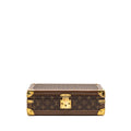 Louis Vuitton coffret 8 montres watch case monogram canvas GHW