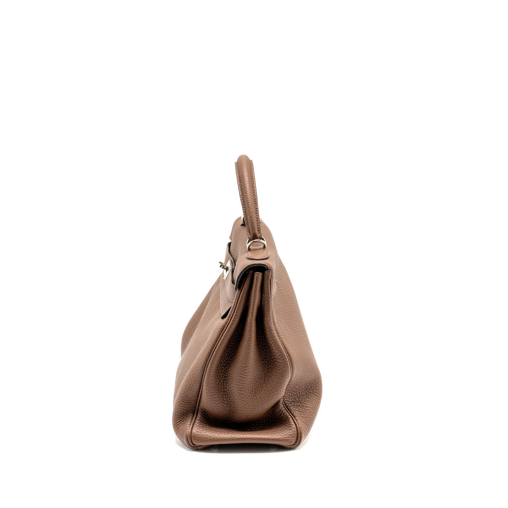 Hermes kelly 32 togo chocolate SHW