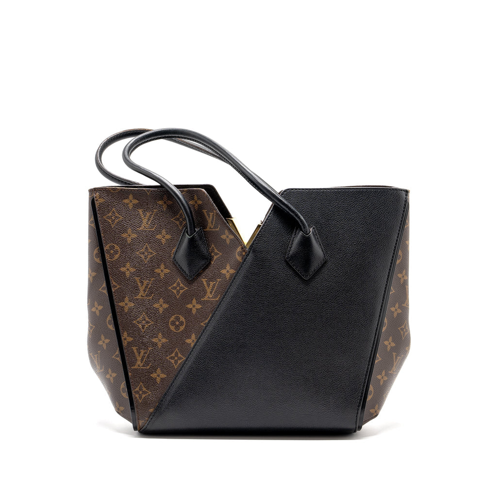 LOUIS VUITTON KIMONO TOTE BAG LEATHER / MONOGRAM CANVAS GHW