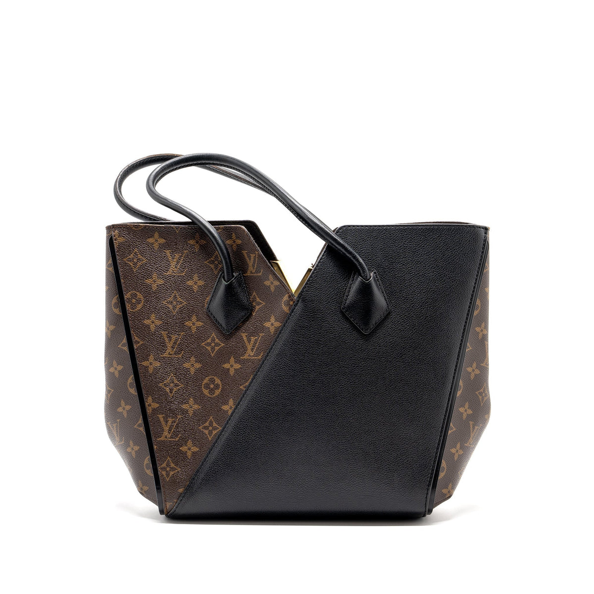LOUIS VUITTON KIMONO TOTE BAG LEATHER / MONOGRAM CANVAS GHW