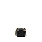 CHANEL MINI VANITY WITH CHAIN CAVIAR BLACK LGHW (MICROCHIP)
