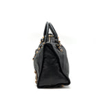 BALENCIAGA G21 WORK BAG LEATHER BLACK GHW