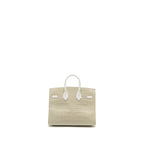 Hermes Birkin 20 Faubourg Snow Matt Alligator / Togo / Epsom/ Swift beton SHW