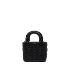 DIOR MINI LADY DIOR CALFSKIN SO BLACK