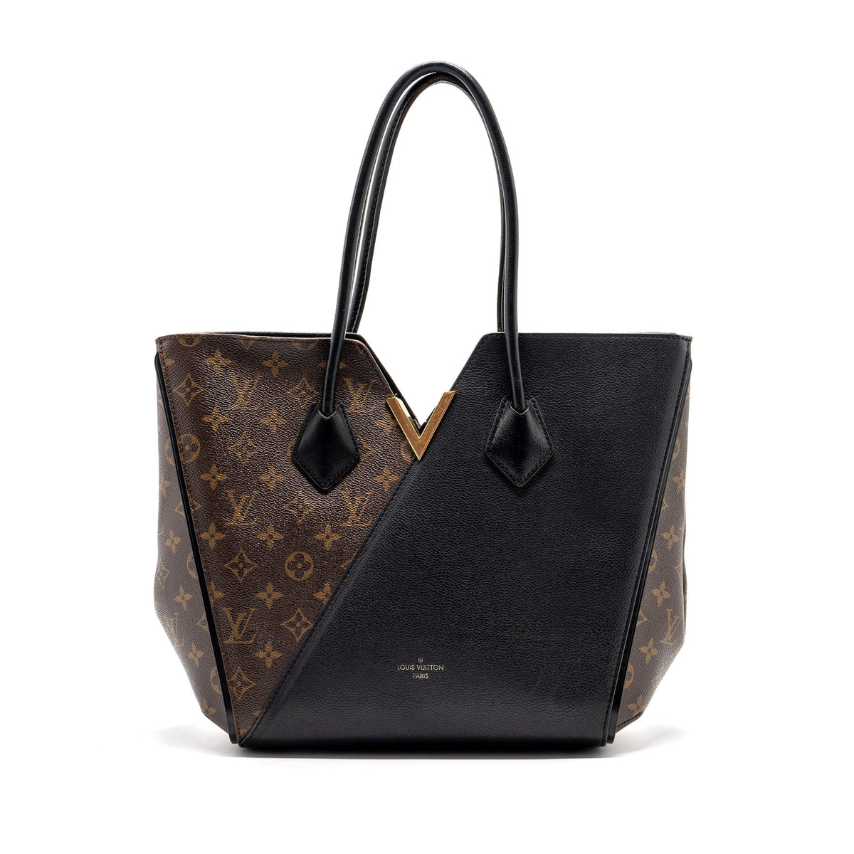 LOUIS VUITTON KIMONO TOTE BAG LEATHER / MONOGRAM CANVAS GHW