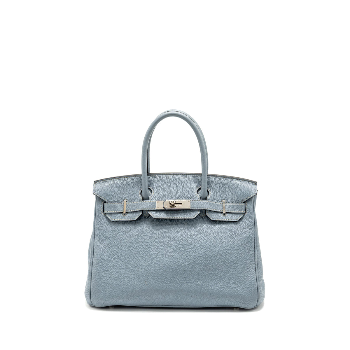 HERMES BIRKIN 30 TOGO BLUE LIN SHW