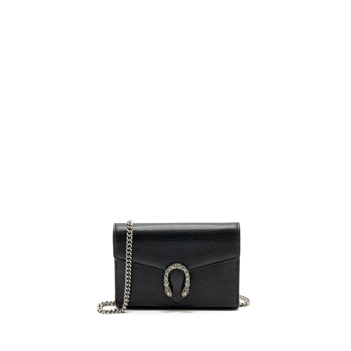 GUCCI DIONYSUS MINI CHAIN BAG CALFSKIN BLACK SHW