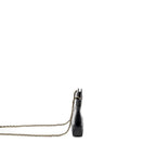 CHANEL 24C MINI 31 CLUTCH WITH CHAIN SHINY CALFSKIN BLACK LGHW (MICROCHIP)